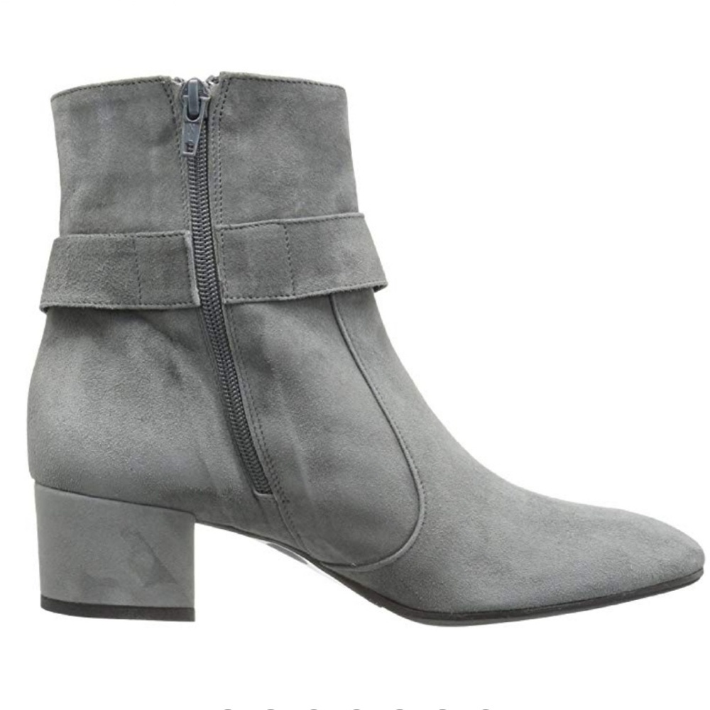 Chic Charles David Grey Suede Booties - Picture 4 of 5